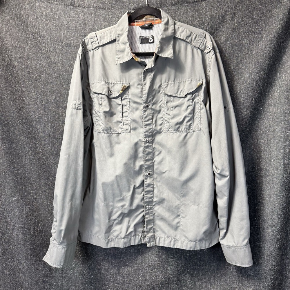 Rossignol Long Sleeves Button Down Shirt Mens Medium